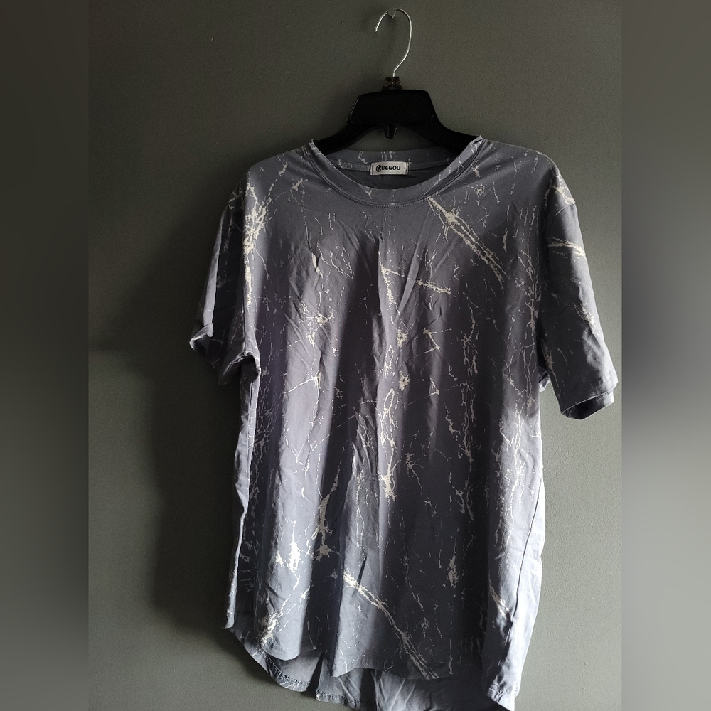 Kuegou Mens speckled t-shirt, large